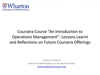 Insights on Operations Management Course: Lessons and Future Reflections