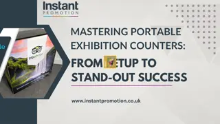 Mastering Portable Exhibition Counters From Setup to Stand Out Success