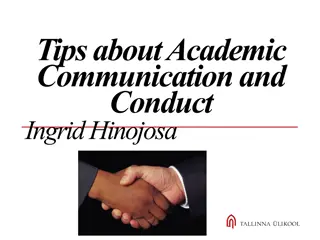 Essential Tips for Academic Communication and Conduct