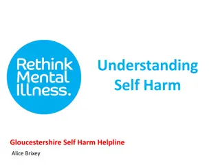 Self Harm: Exploring the Impact and Coping Strategies