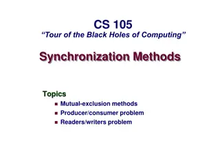 Synchronization Methods in Computing