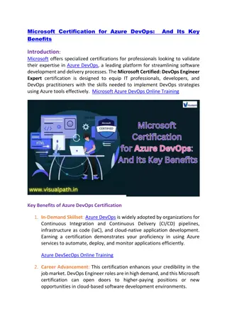 Azure DevSecOps Online Training  |  Azure DevOps Training In Hyderabad