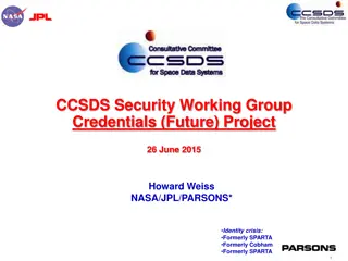 Addressing User Credentials and Security in CCSDS Service Interfaces