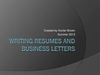 Comprehensive Guide to Writing Effective Resumes