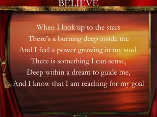 Believe - Embracing the Power Within