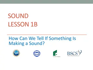 Exploring Sound: How to Identify and Understand Sound Makers