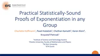 Practical Statistically-Sound Proofs of Exponentiation in Any Group