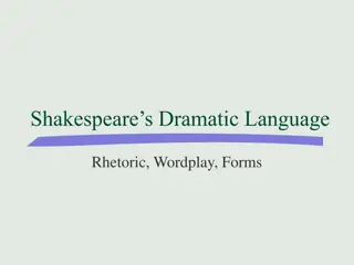 Exploring Shakespeare's Dramatic Language and Themes