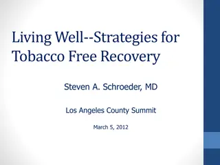 Tobacco Use and Behavioral Health: Insights and Implications