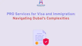 PRO Services for Visa and Immigration-Navigating Dubai's Complexities