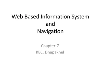 Understanding the Structure of Web-Based Information Systems and Navigation at KEC, Dhapakhel