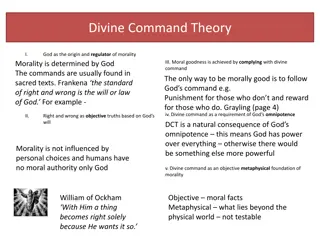 Ethical Theories: Divine Command vs. Virtue Theory Explained