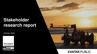 Stakeholder Research Report: October 2023