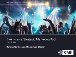 Events as a Strategic Marketing Tool: Effect Measurement and Evaluation - World Cyclo-Cross Championships 2009