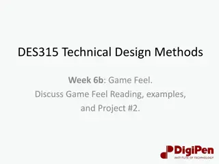 Principles of Game Feel: Enhancing Player Experience through Design Elements