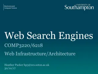 Challenges and Solutions in Web Search Engine Infrastructure