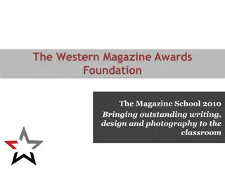 2010 Western Magazine Awards: Recognizing Excellence in Western Canadian Editorial Work