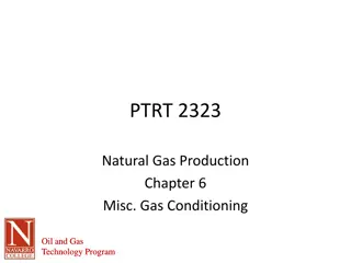 Gas Conditioning Techniques in Natural Gas Production