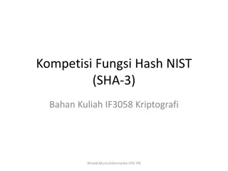 Kompetisi Fungsi Hash NIST (SHA-3): Proses Pemilihan Finalis dan Detail Desain