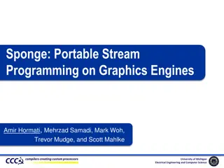 GPU Programming Models and Execution Architecture