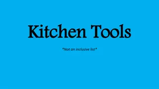 Essential Kitchen Tools and Equipment for Efficient Cooking