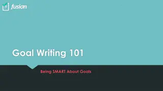 SMART Goals in Writing