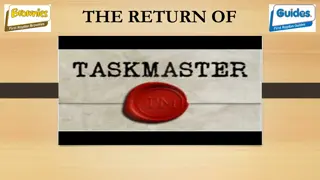 The Taskmaster Challenge: Let the Games Begin!