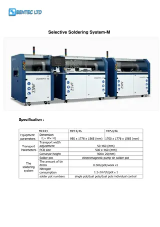 Advanced Selective Soldering System with Flux Spray and Preheating Modules