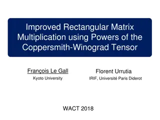 Improved Rectangular Matrix Multiplication Using Coppersmith-Winograd Tensor