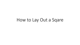 Guide to Laying Out a Square Shape