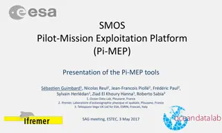 SMOS Pilot Mission Exploitation Platform (Pi-MEP) Overview