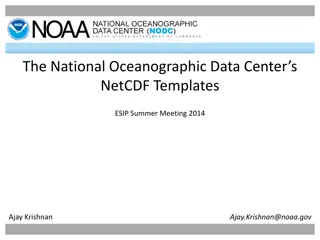 NODC NetCDF Templates for Oceanographic Data Management