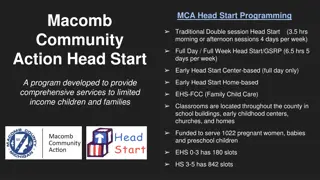 Macomb Community Action Head Start Program Overview