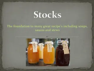 Mastering Stocks: The Foundation to Culinary Excellence