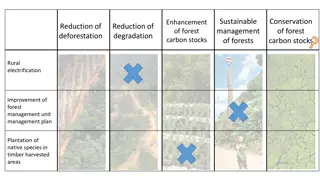 Sustainable Forest Management for Carbon Conservation and Biodiversity Enhancement