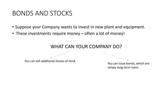 Bonds and Stocks for Investments