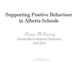 Supporting Positive Behavior in Alberta Schools: Key Elements and Strategies