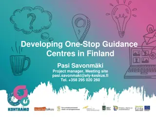 Developing One-Stop Guidance Centres in Finland - Comprehensive Overview