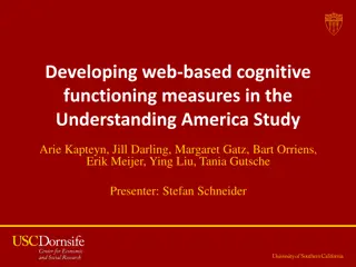 America Study: Cognitive Functioning Measures