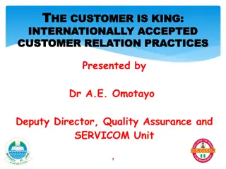 Customer Relations Practices in Academic Institutions: A Focus on Quality Assurance and SERVICOM at UNILAG