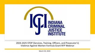 STOP Violence Against Women Formula Grant Program Overview