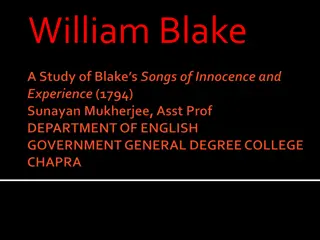 William Blake: Visionary Artist and Poet of the Romantic Movement