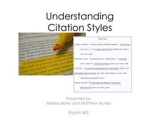 Importance of Understanding Citation Styles in Academic Writing