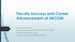 Guidelines for Faculty Success and Career Advancement at UKCOM