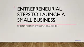 Nine Steps to Launch Your Small Business Successfully