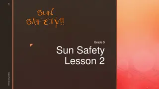 Sun Safety Lesson for Grade 5 in Virginia Public Schools