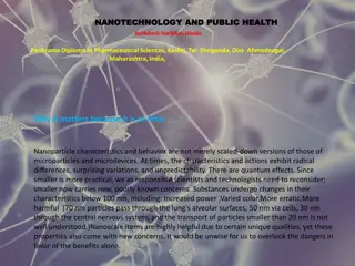 Nanotechnology and Public Health: Concerns and Developments