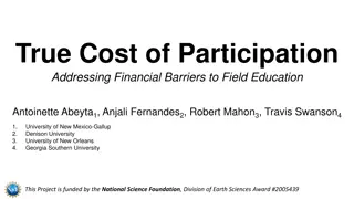 Addressing Financial Barriers to Field Education: True Cost of Participation