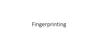 Fingerprinting: Types, Classification, and Patterns