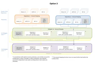 Account Structure and Cost Components for Depositaries